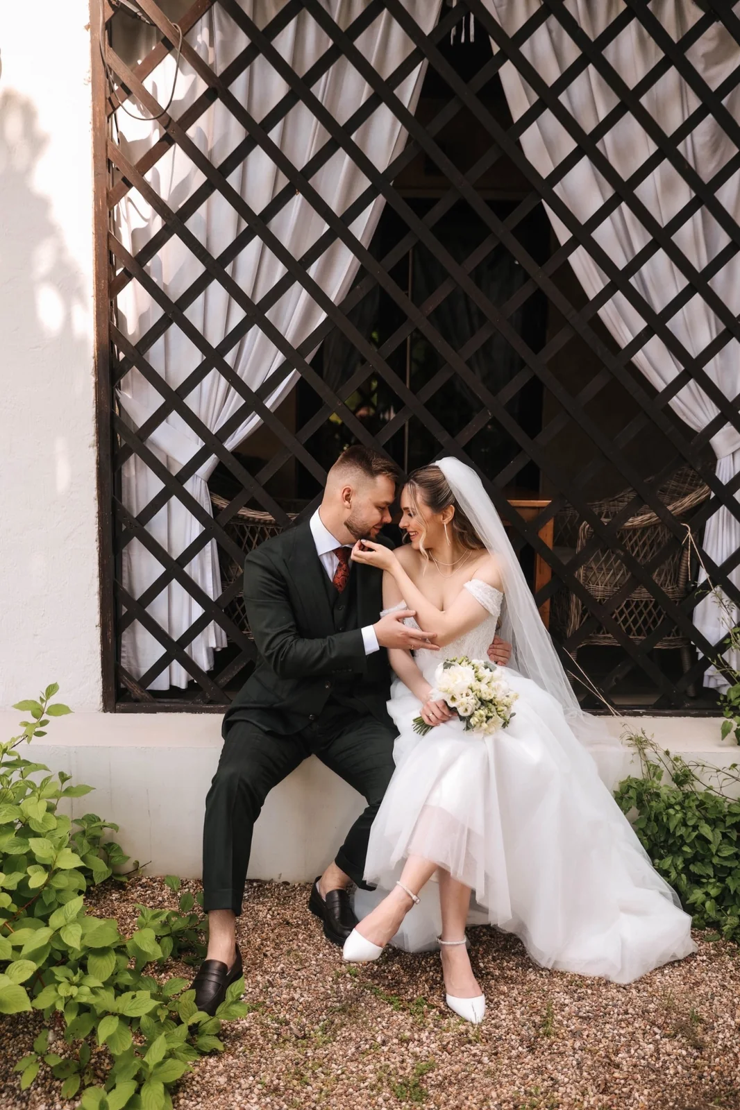 Свадебная фотосессия в ресторане Ривьера в Орле